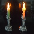 thumbnail image 5 of Fantasma de Halloween mano LED vela brillante luz de noche luz de calavera fiesta atmósfera decoración Accesorios, 5 of 5