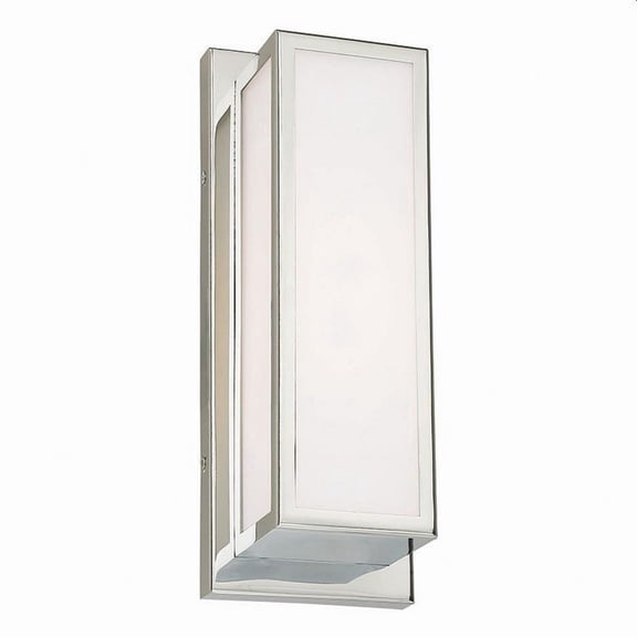 6W 1 Led Ada Bathroom Light in Contemporary Style 12 inches Wide By 4.5 inches High-Polished Chrome Finish Bailey Street Home 218-Bel-3110547