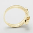 thumbnail image 3 of LBG British Made 14k Yellow Gold Natural Garnet Womens Band Ring - 33 size options - Size 9.75, 3 of 6