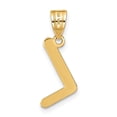 thumbnail image 3 of Diamond2Deal 14K Pendentif Initial Lettre L en Or Jaune pour Femmes, 3 of 6