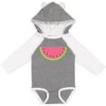 thumbnail image 3 of Inktastic Watermelon Slice Boys or Girls Long Sleeve Baby Bodysuit, 3 of 5
