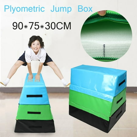 Foam PVC Soft Plyometric Jump Step Squat Box Fitness Gym Training Exercise