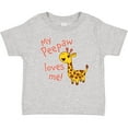 thumbnail image 3 of Inktastic My Peepaw Loves me- cute giraffe Boys or Girls Baby T-Shirt, 3 of 5