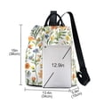 thumbnail image 3 of FORMRS Women's Travel Backpack Purse Anti-Theft Hidden Pockets Casual Shoulder Bag, Watercolor Wildflowers Pattern, 3 of 7