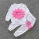 thumbnail image 2 of Ropa Para Bebés Y Niñas, Conjunto Para Niños Pequeños, Jersey Para Niños, Conjunto De 2 Piezas De Girasol Para Niños, Chándal Gris Para Niños Odeerbi  LM103-4303, 2 of 5