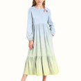 thumbnail image 5 of FDDMis Winter Dresses Black Long Sleeve Dress Party Dress Fall Maxi Dress Girls Dresses Size 14-16 Black Tie Dress 1 Year Old Girl Clothes, Beige 14-15 Years, 5 of 7