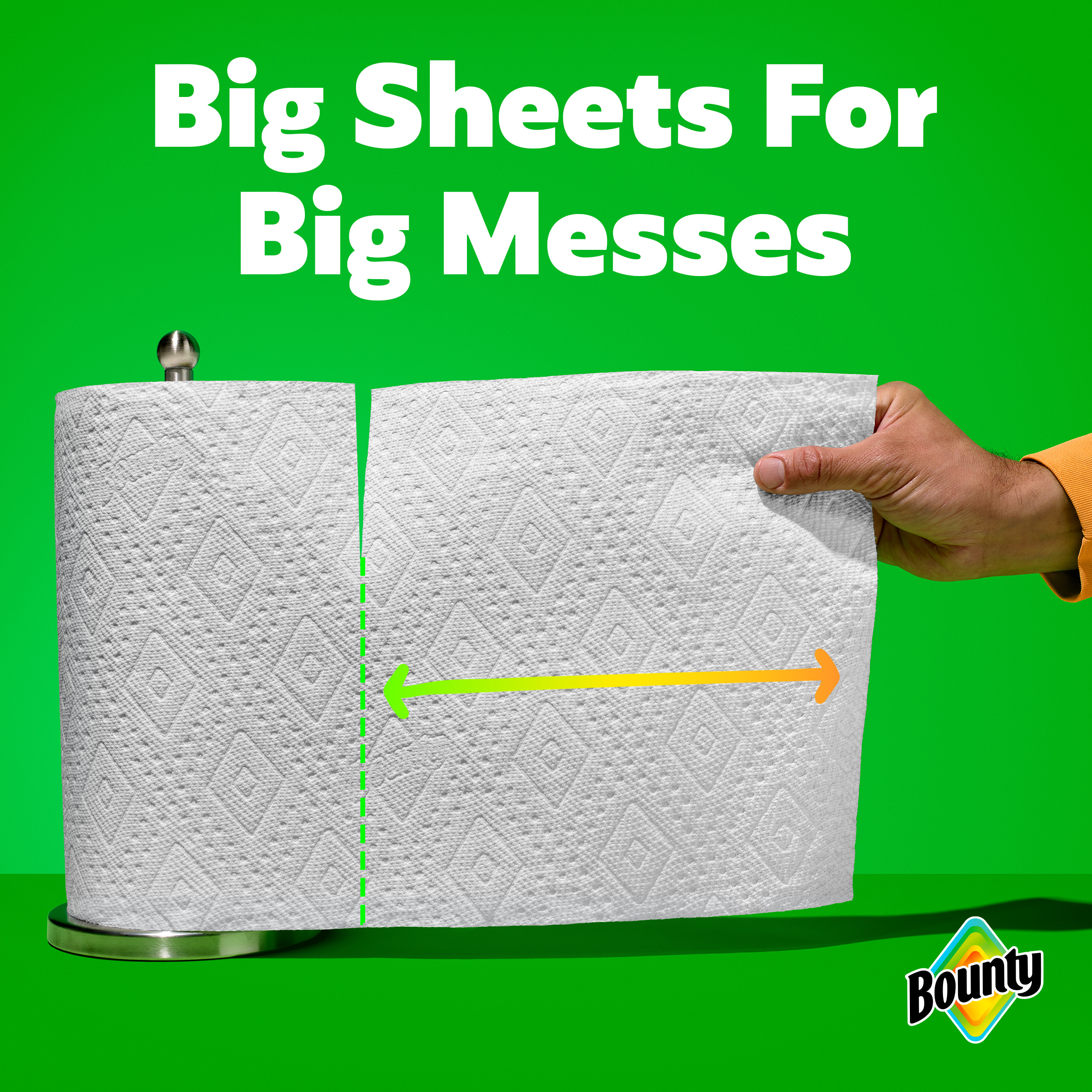 Bounty Paper Towels Full Sheet, 6 Triple Rolls photo 2