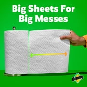 Bounty Paper Towels Full Sheet White, 6 Triple Rolls, 75 Sheets per Roll