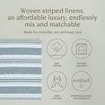 thumbnail image 2 of over&back Set of 4 Woven Placemats - Colorful Dining Table Mat - 100% Cotton - Machine Washable - Kitchen and Home Decor - Blue - 14" L X 20" W, 2 of 9