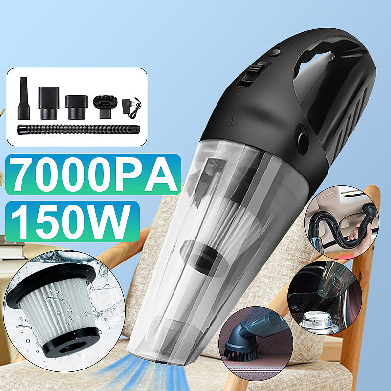 2020 Cordless Car Vacuum Cleaner Rechargeable Wet/Dry HEPA Handheld Duster Home 