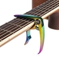thumbnail image 1 of de guitarra, de aleación de aluminio para acústicas y eléctricas, ukelele, mandolina, banjo, accesorios de guitarra c perfke cejilla para instrumentos, 1 of 8