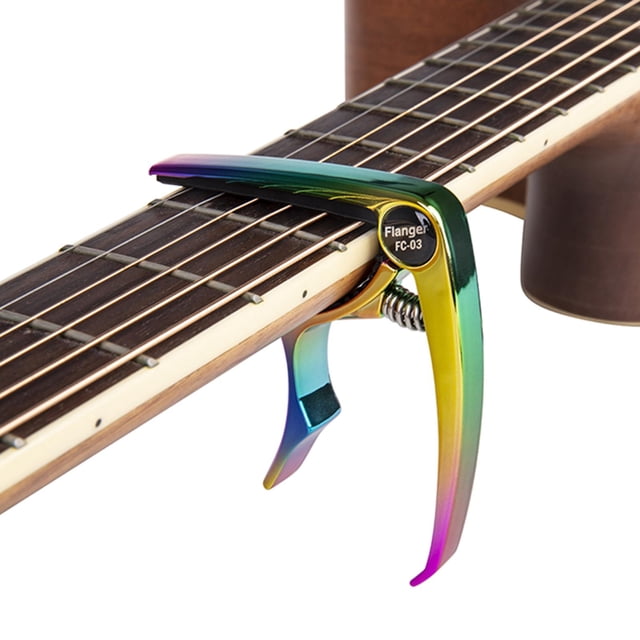 de guitarra, de aleación de aluminio para acústicas y eléctricas, ukelele, mandolina, banjo, accesorios de guitarra c perfke cejilla para instrumentos
