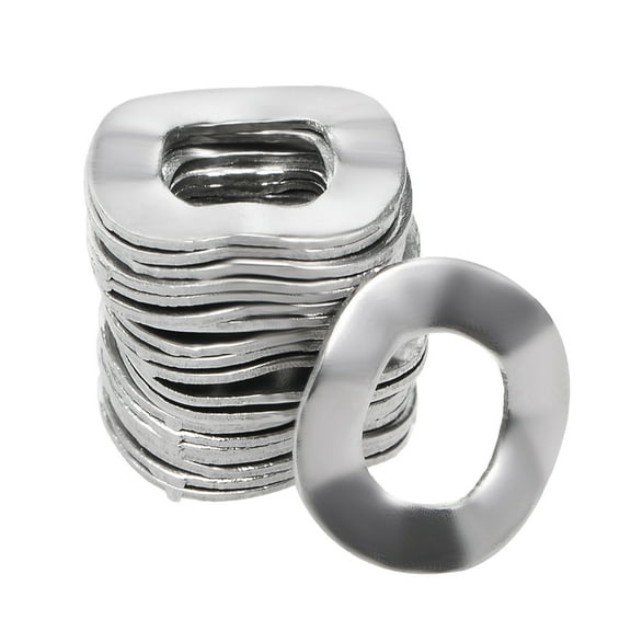 20Pcs 4mm x 8mm x 0.3mm 304 Stainless Steel Wave Spring Washer for Screw B