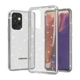 thumbnail image 1 of Glitter Clear Case for Samsung Galaxy A33 5G, Shining Sparkle Bling Military Grade Soft TPU Anti-Scratch Shockproof Cover Full Coverage Non-Yellowing Non-Slip Translucent Slim Lightweight Case,White, 1 of 5