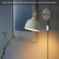 thumbnail image 2 of (white)lamp switch vintage 5pcs switch appliances Switches AC 250V 10A Inline on/Off Toggle Switch Feed Through Table Desk Lamp Cord Switch with LED Indicator, 2 of 5