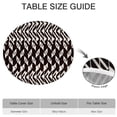 thumbnail image 6 of Colorful Bohemian Tablecloth with Elastic Edging for Round Tables, Floral Print Stretch Cover Fits 52 to 56 Inch, Party Kitchen Decor, 6 of 7