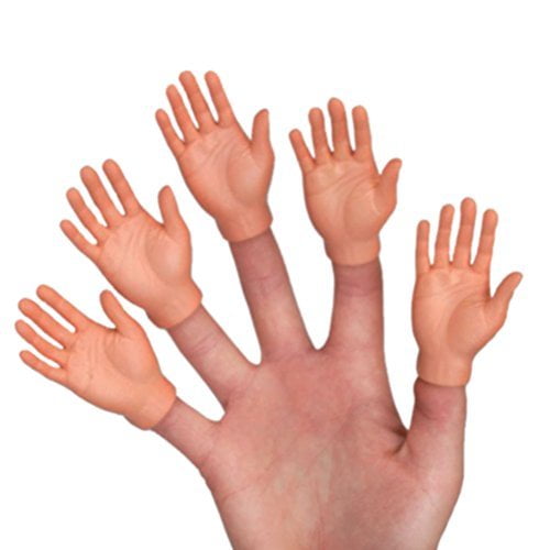Set Of Ten Finger Hands Finger Puppets 