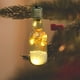 thumbnail image 4 of Lámpara colgante navideña de botella | Bombilla LED de bola de nieve | Adorno multicolor para árbol de Navidad | Bombilla decorativa transparente de 13 x 4,5 cm | 1 pieza para decoración navideña, 4 of 7