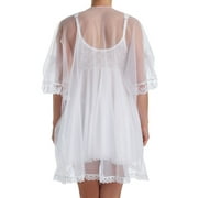 Beautiful Lace 3pc Baby Doll Set X3595 Black,White
