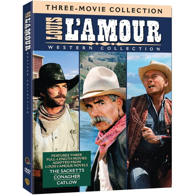 Louis L'Amour Three-Movie Western Collection DVD New SEALED