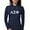 Navy, variant on - Alpha Sigma Phi Greek Letters White Long Sleeve T Shirt - Womens Hooded Shirt