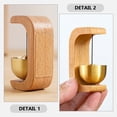 thumbnail image 3 of WRISTBIQUE Store Door Entry Bell Khaki Rectangular 1Set 2.8X1.5X1.0In, 3 of 8