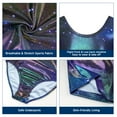 thumbnail image 5 of 3 Pcs Set Girls Long Sleeve Leotard Criss Cross Dance Dress Ballet Outfits for Gymnastics, 5 of 7