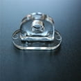 thumbnail image 5 of A Pair of Acrylic Hasps & Staple 52mm x 25mm x 15mm (2 in x 1 in x 5/8 in), Hinged Hasp, Staple Hasps, Tanks, Displays, 5 of 6
