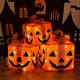 thumbnail image 1 of 3 Pack Halloween Pumpkin Light-Up Gift Box Set - Battery Operated, Indoor/Outdoor Decor For Holiday Parties & Home Yard Decorations, 1 of 4