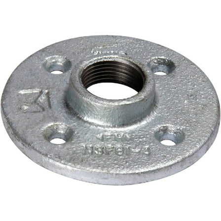Southland Malleable Iron Galvanized Floor Flange - 1-1/2 In.