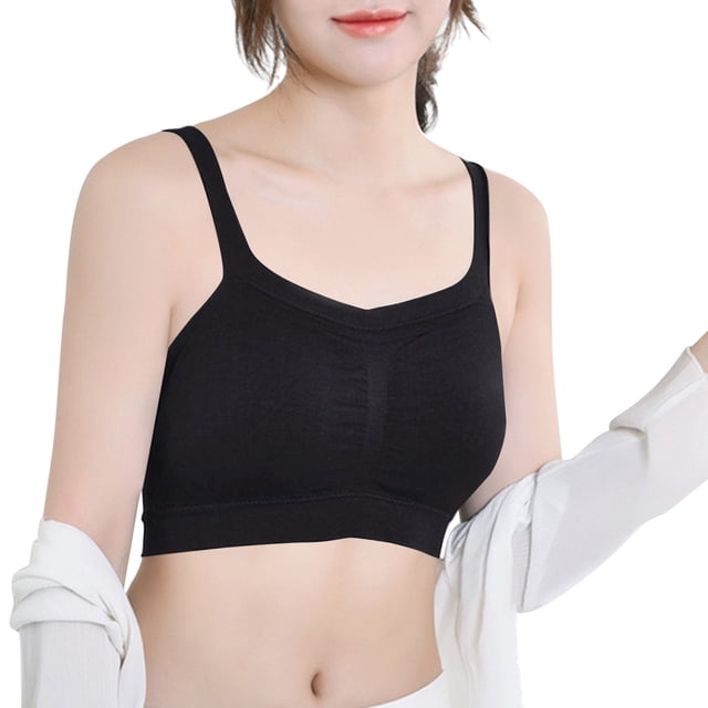 Tube Tops Womens Padded Bandeau Bra Wire Free Strapless Convertible Bralettes Basic Layer Tube Top Bra Sports Bra