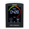 thumbnail image 1 of Probador de temperatura y humedad del aire, detector de CO2 con pantalla Monitor de calidad del aire Detector portátil de temperatura y humedad Funcionalidad de alta precisión, 1 of 8