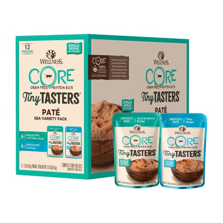 UPC: 0076344161134 | Wellness CORE Tiny Tasters Pate Sea Variety Pack 1.75-Ounce (Pack of 12)