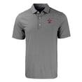 thumbnail image 2 of Men's Cutter & Buck  Black/White Texas A&M Aggies Forge Eco Double Stripe Stretch Recycled Tri-Blend Polo, 2 of 3