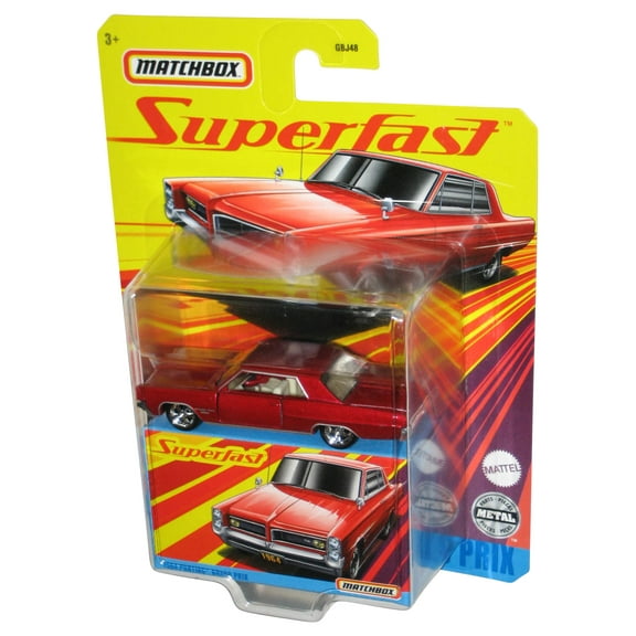Matchbox Superfast (2020) Red 1964 Pontiac Grand Prix Car Toy