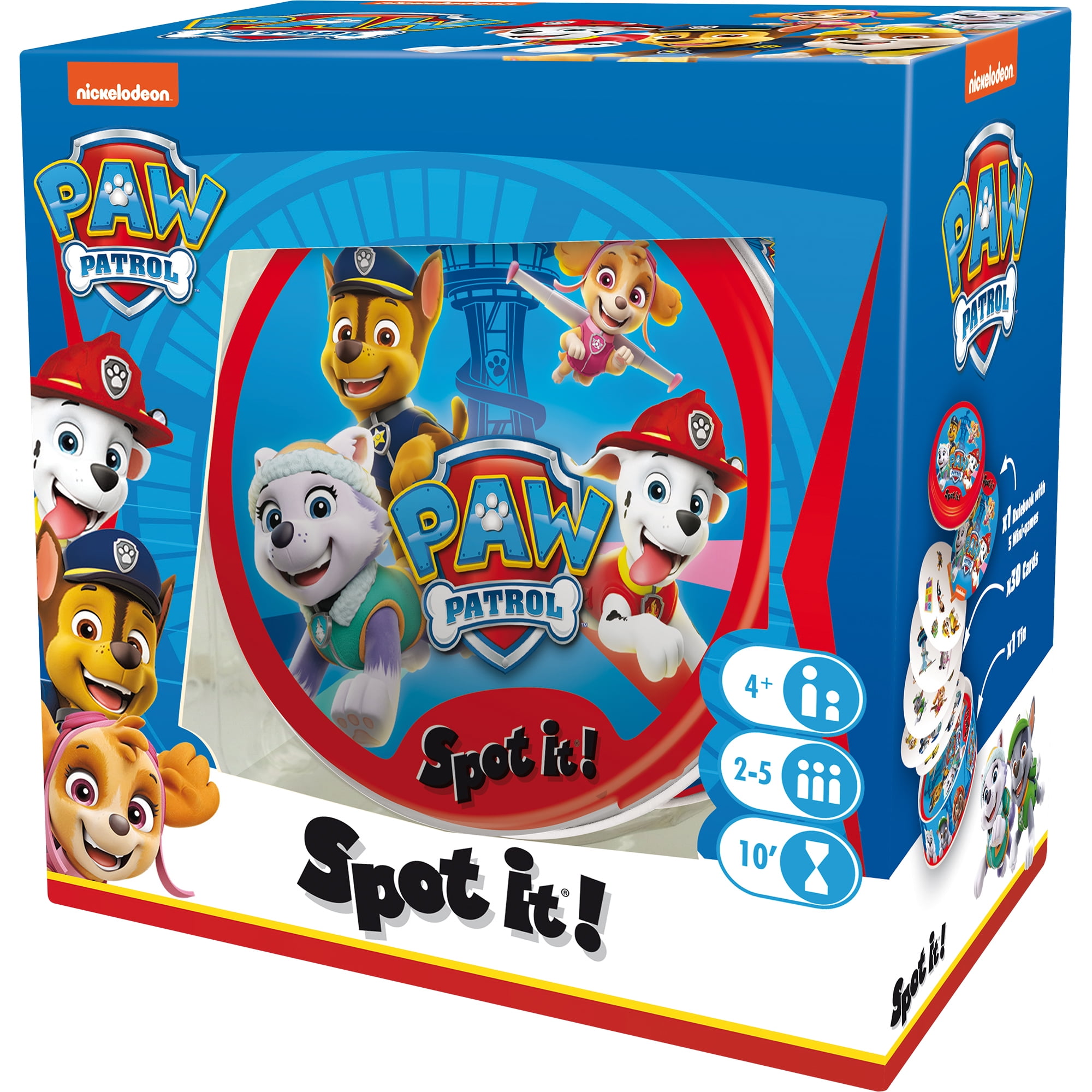 Spot It Paw Patrol Family Card Game for Ages 4 and up from Asmodee Walmart