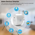 thumbnail image 2 of QJUHUNG Graffiti WiFi Smart Socket Remote Control Timer Switch Support Smart Speaker Voice Control Google Assistant Support, 2 of 6