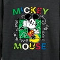 thumbnail image 3 of Disney - Mickey Mouse Cartoon Pop - Women's Lightweight French Terry Long Sleeve Shirt, 3 of 5