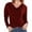 Brick Red, variant on Cowl Neck Tops for Women, Yigetop Women's Long Sleeved Fashion Printed Tops Piled Collar T Shirt Women's Shirt Womens Work Tops Black L