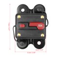 thumbnail image 2 of Unique Bargains Manual Reset Waterproof Inline Fuse Holders Inverter Circuit Breaker 300A for Car Audio, 2 of 6