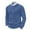 Blue, variant on Men Round Neck Knitted Sweater Slim Fit Long Sleeve Floral Pattern T Shirt Men's Loose Fit Shirts