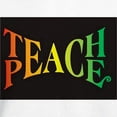 thumbnail image 3 of CafePress - Teach Peace Hooded Sweatshirt - Pullover Hoodie, Hooded Sweatshirt, 3 of 4