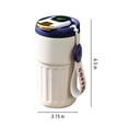 thumbnail image 2 of Termo de café LWITHSZG, botella de café, botella con infusor de té con tapa, botella de agua deportiva inteligente con pantalla LED de temperatura, botella de agua con aislamiento al vacío de doble, 2 of 6