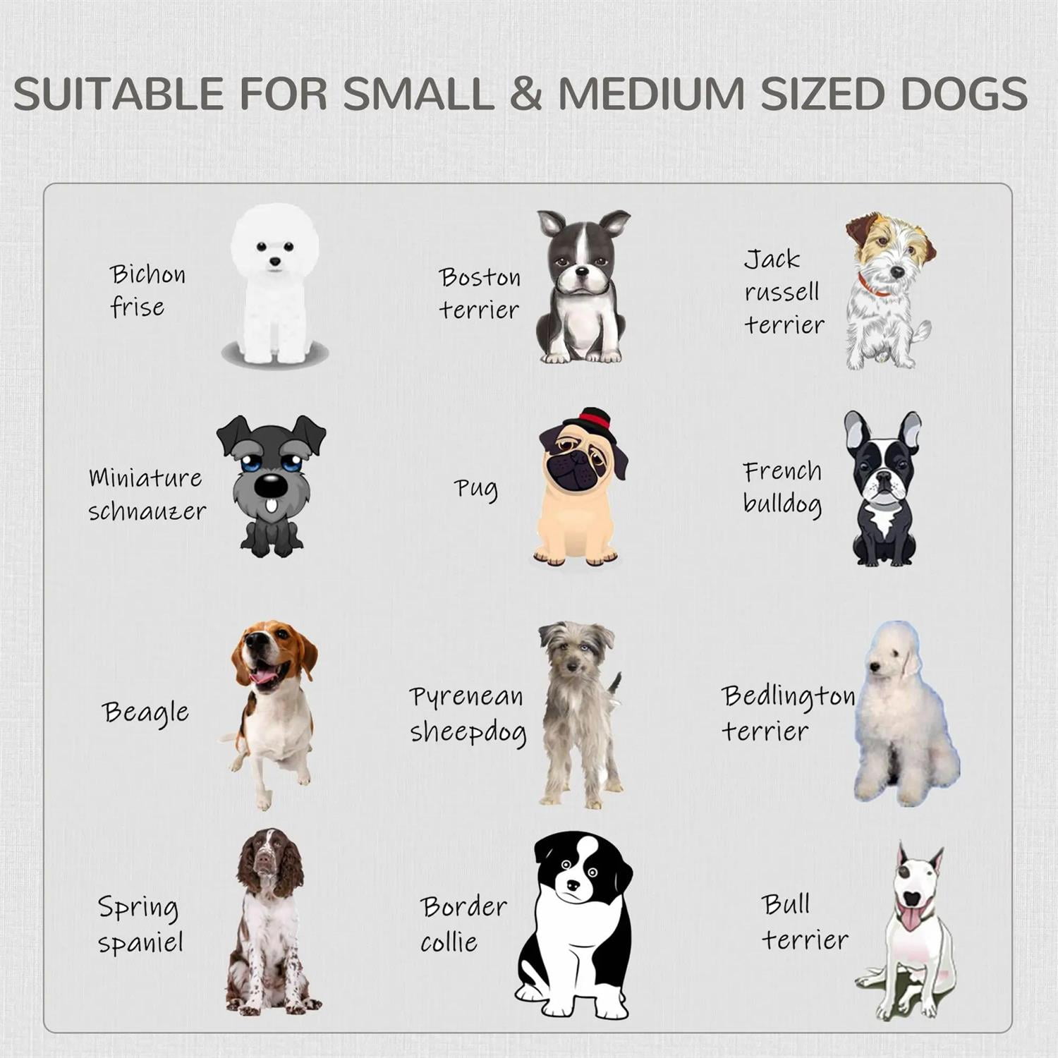 Pefilos 32" Dog Crate Furniture with Double Doors, Locks, Wooden Wire Kennel Table, Indoor Dog House for Small and Medium Dogs, White