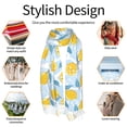 thumbnail image 6 of Shawl Wraps for Women - Cute Lemon Ice Blue Oversized Fall Winter Fashion Blanket Scarf for Women, 6 of 6