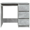 thumbnail image 3 of vidaXL Desk Concrete Grey 90x45x76 cm Engineered Wood, 3 of 5