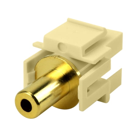Construct Pro Cable Connector: 3.5mm Stereo Keystone Insert-Pass Through (Ivory) by Skywalker price history on PriceWatchPro