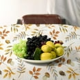 thumbnail image 3 of Autumn Leaves Tablecloth, Thanksgiving Fall Acorns Mushroom Print Table Cover for Kitchen Dinning Holiday Decor, Rectangle60x84, 3 of 6