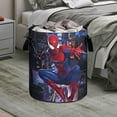 thumbnail image 3 of Large Laundry Basket with Handle, spider Collapsible Laundry Hamper, Dirty Clothes Storage Basket for Living Room, Bathroom, Bedroom, College Dorm 15.7*19.7IN, 3 of 7