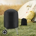 thumbnail image 5 of Round Barbecue Foldable Windproof Protective Dustproof Barbecue Indoor Garden Patio Outdoor Small, 5 of 7